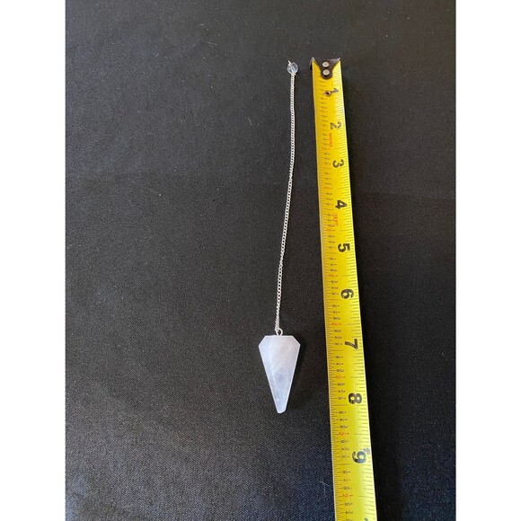 Reiki Infused Rose Quartz Crystal Pendulum - Picture 7 of 10